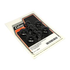 Colony Colony, rocker shaft plug & nut kit. Buttonhead. Black