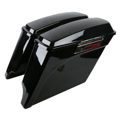 MCS 5″ down extended saddlebag set. Black