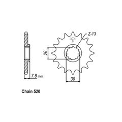 JT Sprockets JT Front Sprocket 1184.18