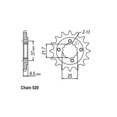 JT Sprockets JT Front Sprocket 1309.15