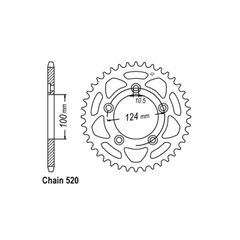 JT Sprockets JT rear sprocket 746.46