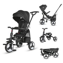Τρίκυκλο Ποδήλατo Spectra Plus Jet Black Coccolle