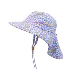 Καπέλο UPF 50+ Floral Field FlapJackKids