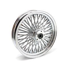 MCS MCS radial 48 fat spoke rear wheel 3.50 x 16 chrome