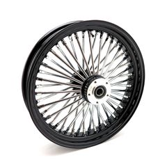 MCS MCS radial 48 fat spoke front wheel 3.50 x 18 DF black