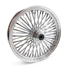 MCS MCS radial 48 fat spoke front wheel 3.50 x 18 SF chrome