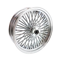 MCS MCS radial 48 fat spoke rear wheel 5.50 x 18 chrome