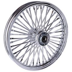 MCS MCS radial 48 fat spoke front wheel 2.15 x 19 DF chrome
