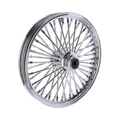 MCS MCS radial 48 fat spoke front wheel 2.15 x 19 SF chrome