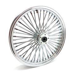MCS MCS radial 48 fat spoke front wheel 3.50 x 21 DF chrome