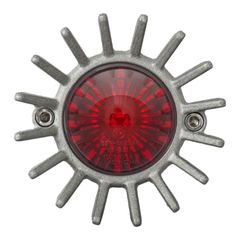Motone Motone, Big Fin LED taillight. Shot blast, no bracket. ECE