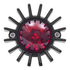 Motone Motone, Big Fin LED taillight. Black, no bracket. ECE