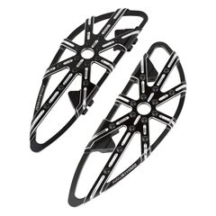 Arlen Ness Arlen Ness, M8 Softail 10-Gauge rider floorboards. Black