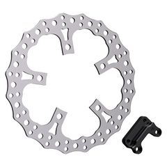 Arlen Ness Arlen Ness, 13″ Jagged spoke mount rotor kit. Left front