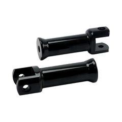 MCS M8 Softail passenger footpeg mounts, black