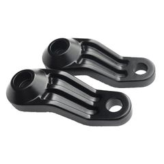 Motone Motone, ribbed Triline turn signal brackets. Black
