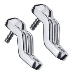Motone Motone, ribbed Triline turn signal brackets. Polished