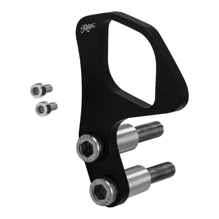 Motone Motone ignition relocation bracket, LHS. Black