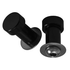Motone Motone mirror delete plugs, 1″ h/b. Black