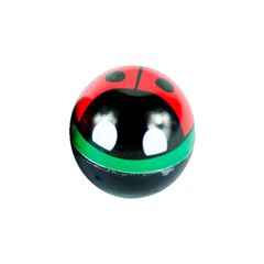 TrikTopz Trik Topz, Lady bug valve caps. Red