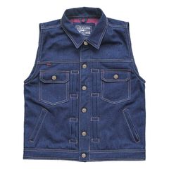 13 and a half company 13 1/2 Rain Splitter denim vest