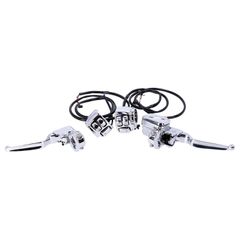 MCS Handlebar control, switch & wiring kit. CAN-bus. Chrome
