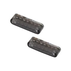 MCS Shorty taillight/turn signal combo. Smoke lens, ECE