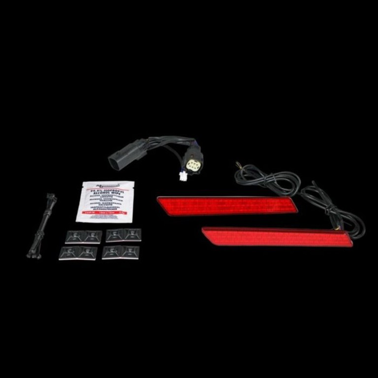 Custom Dynamics Custom Dynamics saddlebag Latch LED lightz, red lens