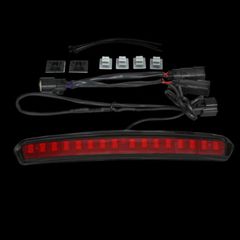 Custom Dynamics Custom Dynamics, Tour-Pak® lid light. Black, red lens