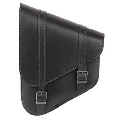 Ledrie Ledrie, full leather swingarm bag left, 6.5 liter. Black