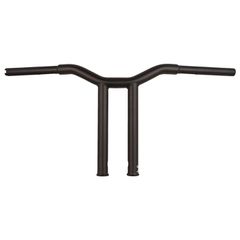 Burly Burly, Dominator straight 1-1/4″ T-bar 12″ rise. Matte black