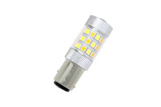 Led λάμπα BAY15D με 42 led και προτζέκτορα - συνδυαστική για φλας και φώτα ημέρας - 1τμχ.