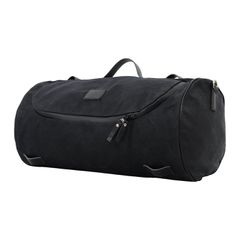 Longride LongRide, roll bag waxed cotton wide. Black wax