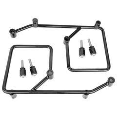 Burly Burly, Voyager saddlebag mount kit. For left & right. Black