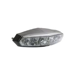 Koso KOSO, Mini LED taillight. Black. Smoke lens