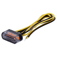 MCS Fastline LED light, turn signal. Smoke lens