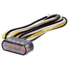 MCS Fastline LED light, turn signal with position light. Smoke