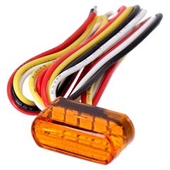 MCS Fastline LED light, taillight with turn signal. Amber lens