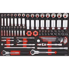 Sonic Sonic, socket & bit socket set 93-piece. US/SAE sizes