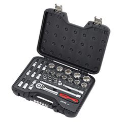 Sonic Sonic, combination socket set 1/2”, 28-piece. US/SAE sizes