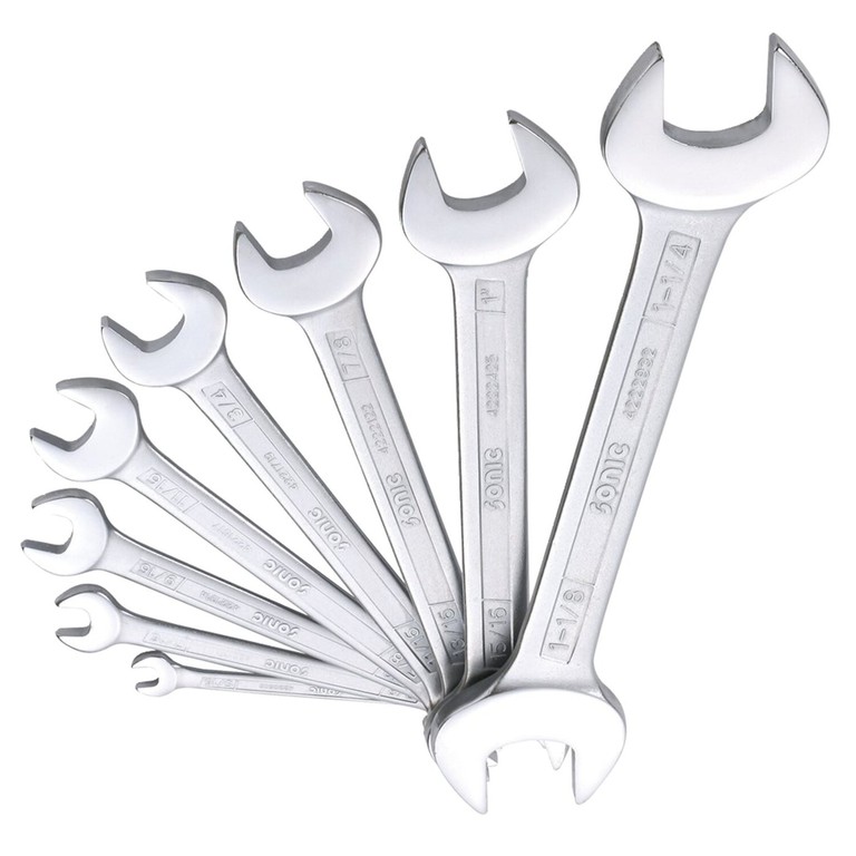 Sonic Sonic, open end wrench set. 8-piece. US/SAE