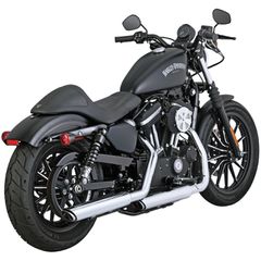Vance & Hines Vance & Hines, Twin slash 3″ slip-on PCX mufflers. chrome