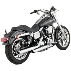 Vance & Hines Vance & Hines, 3″ twin slash slip-on PCX mufflers. chrome