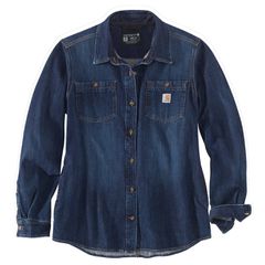 Carhartt Carhartt Midweight female denim shirt