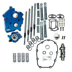 S S, 475C cam chest kit M8 – Chain drive, oil cooled. Chrome