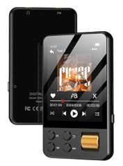 RUIZU MP3 player M19 με οθόνη αφής 2.4", 32GB, Bluetooth, μαύρο