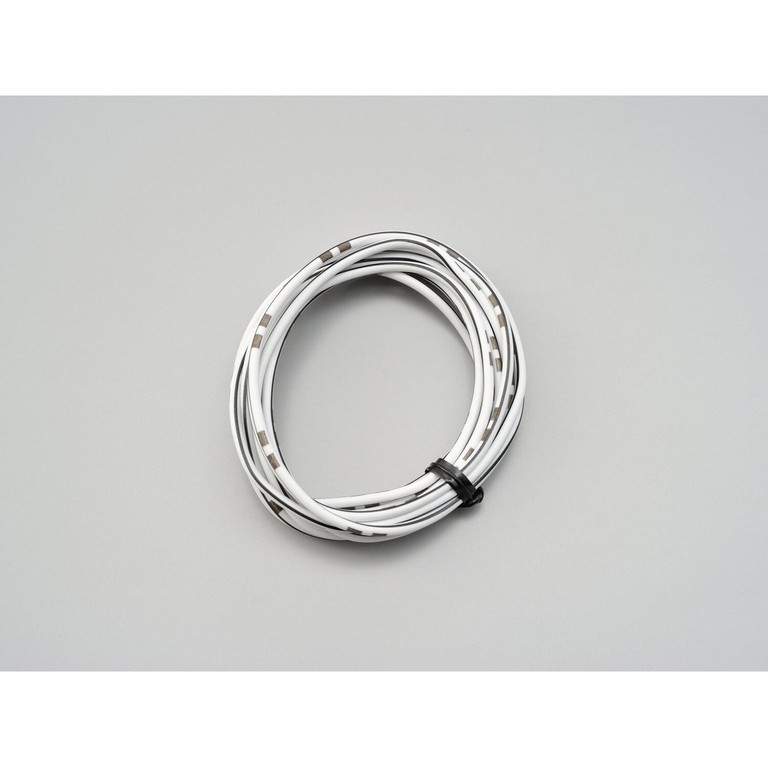 MCS Electrical wire. 2 meter 0.75sq. White/black