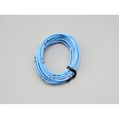 MCS Electrical wire. 2 meter 0.75sq. Light blue/white