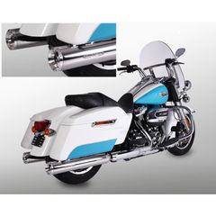 Miller Exhaust Miller, Airlington 114″ slip-on mufflers. . Polished