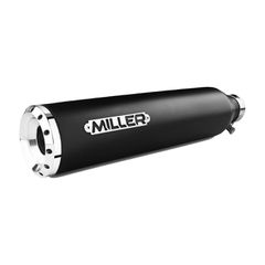 Miller Exhaust Miller, Hunter slip-on mufflers. . Matte black